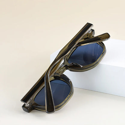 CATERSIDE New Fashion Punk Men Sunglasses Frame Square Personalized Design Sun Glasses Women Travel Party Business Festival Gift