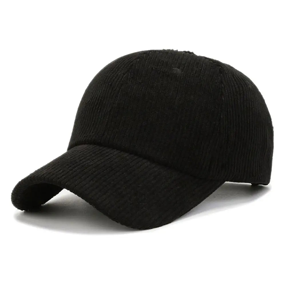 Unisex-baseballkeps i corduroy, justerbar solhatt, hiphop-keps för män