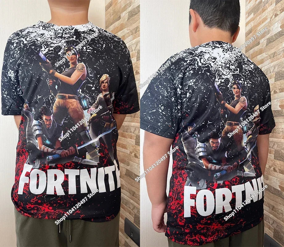 Fortnite Couple Wear Men's and Women's Sweater Children's Printed Casual Hoodie Student Outdoor Sports Simple Long-sleeved