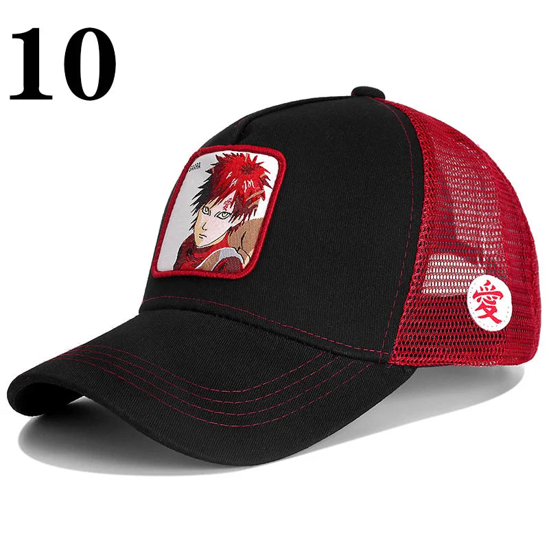 Dragon Ball Anime Character Printed Baseball Cap For Men And Women Hip Hop Hat Truck Driver Mesh Hat Summer Outdoor Sunshade