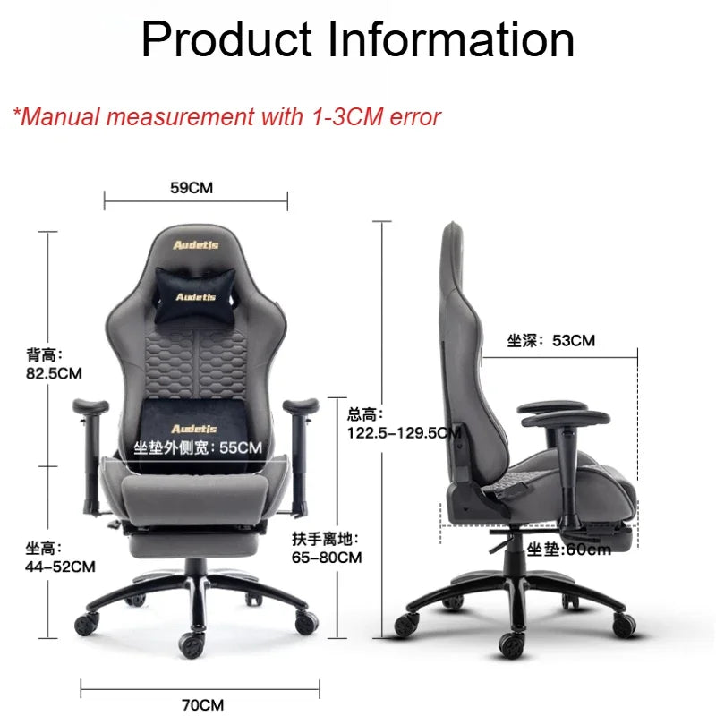Office Ergonomic Gaming Chair Computer Desk Chair with Armrests, Comfortable Ergonomic Gaming Chair for Home Office, Bedroom & Gaming Room, Technology Fabric Executive Chair