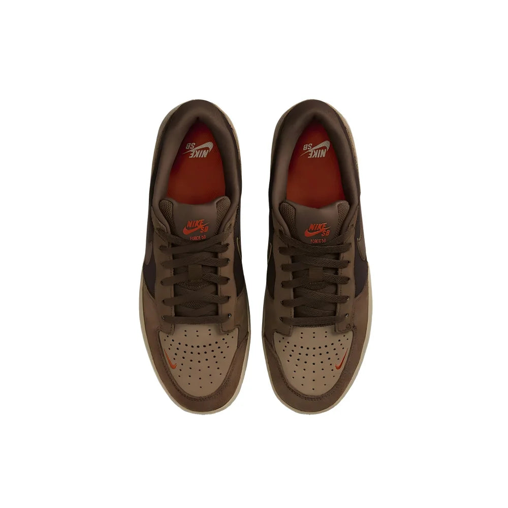 Nike SB Force 58 Unisex skateboardsko Slidstærk overdel i ruskind Klassisk retro skate- og fritidstøj Komfortable sneakers DV5477-201