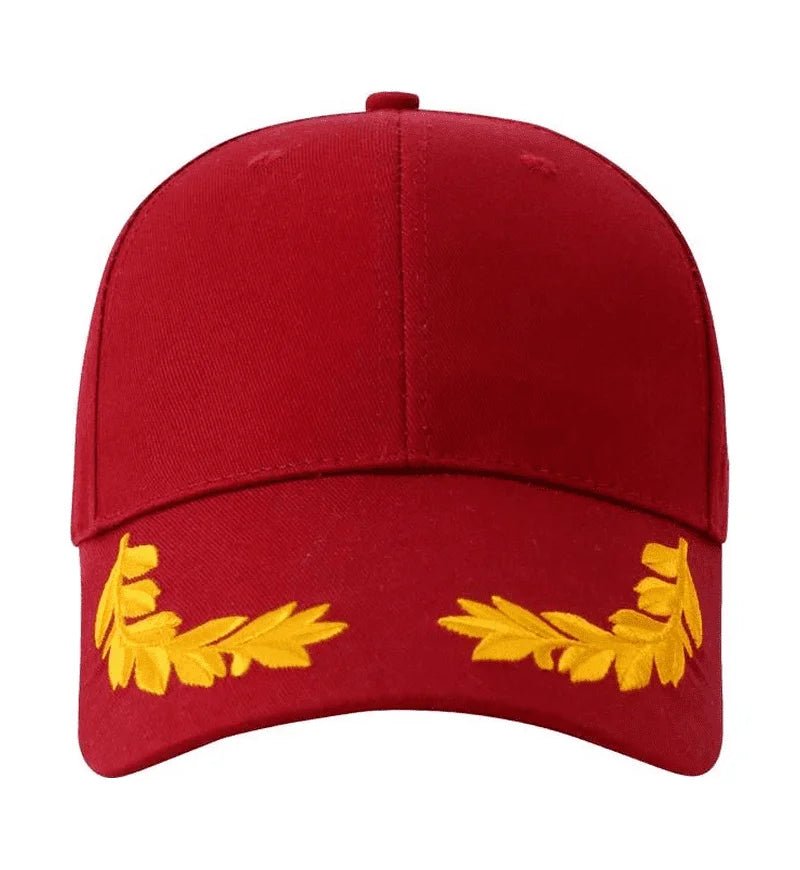 Czapka baseballowa „Wheat Stitch” – -6-Panel bawełniana czapka przeciwsłoneczna z mosiężną klamrą, regulowana, modna czapka typu snapback na świeżym powietrzu, unisexowa czapka z daszkiem