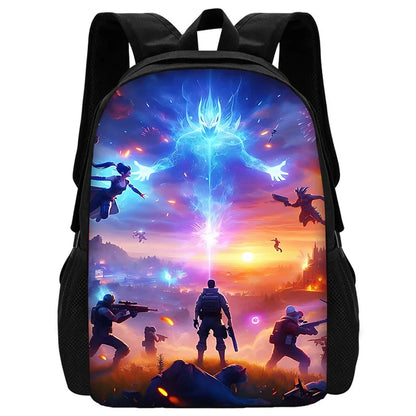 Hot Game Shooting Fortnites Kids Backpacks Boys and Girls Student Birthday Gift Child School Bag Unisex Camping Durable Rucksack