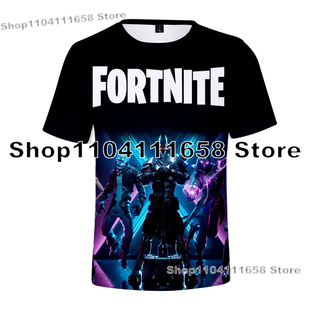 Banana Peely -T-paita, naisten T-paita, lasten F-Fortnite T-paita, 3D-painettu miesten Battle Royale -pelipaita, kesätoppi, syntymäpäivälahja