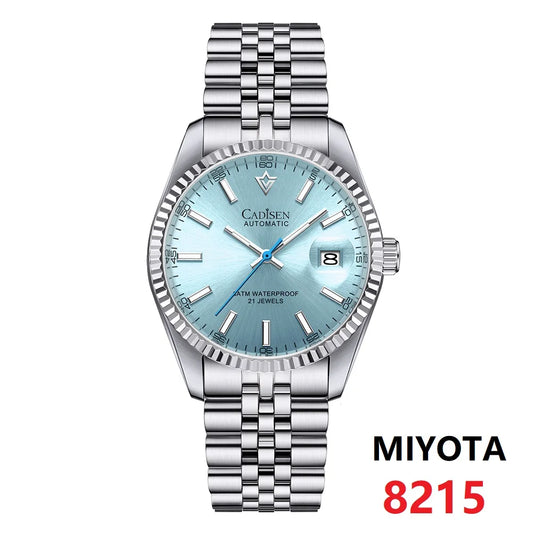 CADISEN Men Mechanical Watch Top Brand Luxury Automatic Watch Business Stainless Steel Waterproof Watch Men Relogio Masculino