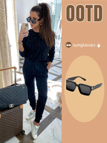 Ruiao Retro Black Millionaire Shades Luxury Sunglasses 2026 For Men Designer Famous Brand Square Sun Glasses Man Women Sunglass