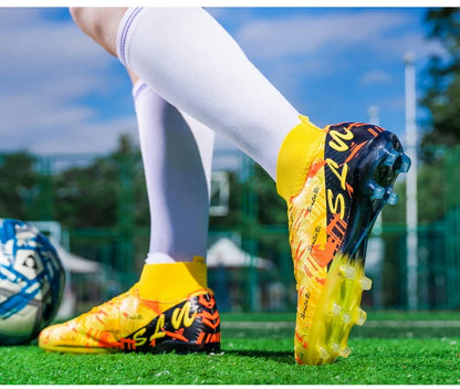 Chaussures de football professionnelles pour hommes, crampons de football FG ultralégers, baskets d'entraînement de football, chaussures de sport d'extérieur