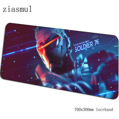 Mouse pad gamer Overwatch, superb mousepad gaming 70x30cm pentru PC și notebook, covoraș de birou pentru mouse, jocuri, design estetic, covoraș gamer, gamepad