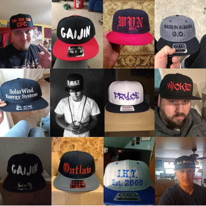 Men Women Custom Personalized Logo Caps Team Embroidery Printed Baseball Caps Fraternity Hats Fashion Outdoor Hip Hop Caps