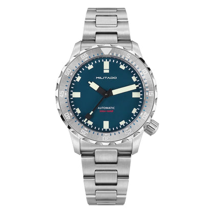 Militado ML20 39mm Men Watch PT5000 Automatic Movement Sapphire Luminova Watches Stainless Steel 200m Waterproof Wristwatch