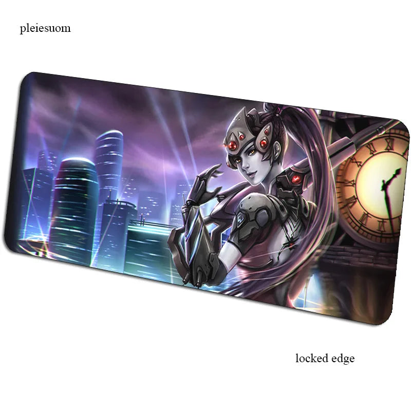 Herní podložka pod myš Overwatch s HD potiskem, 900x400x3mm, podložka na počítačový stůl pro hráče, cenově dostupná PC podložka pod myš pro notebook