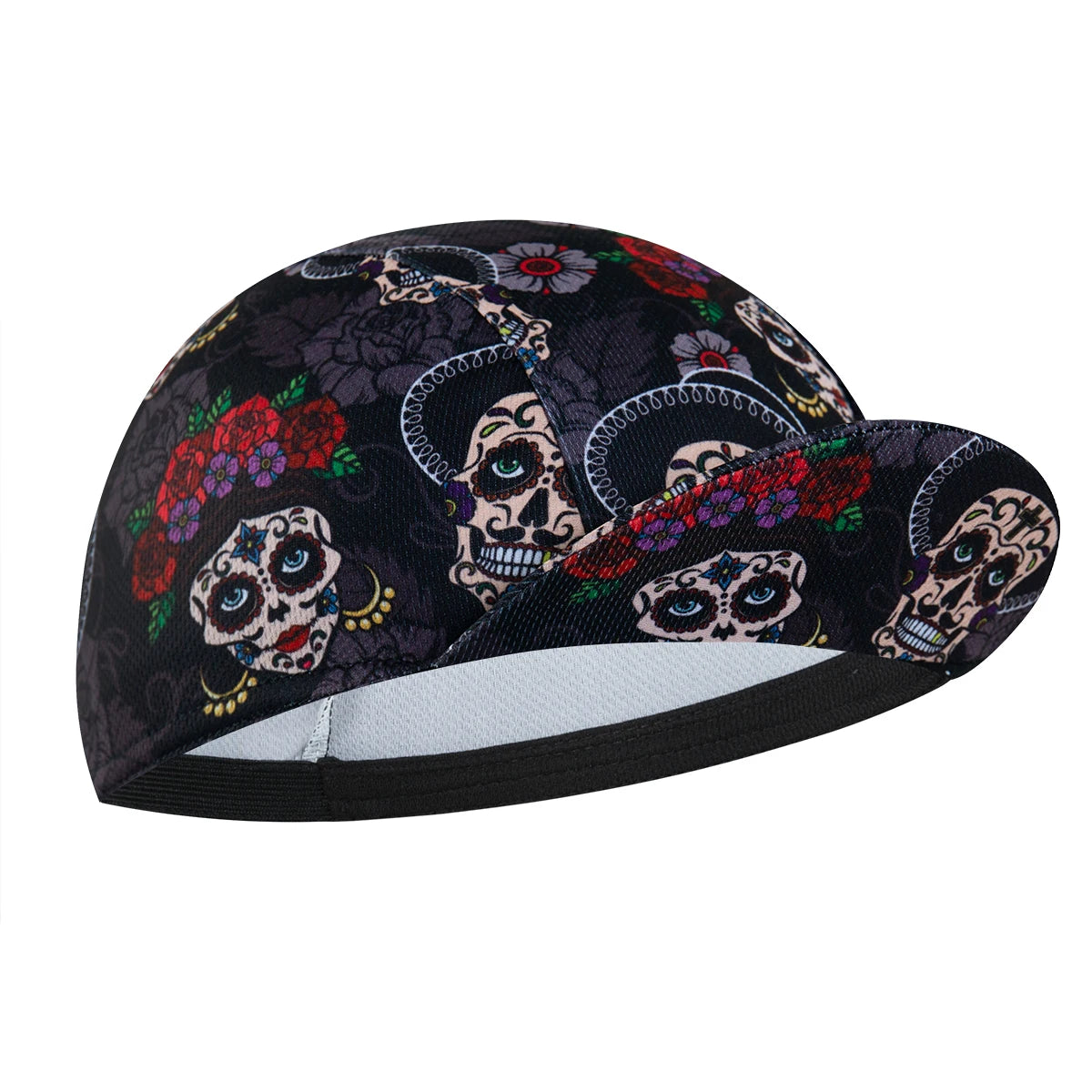 Skull Cycling Cap for Men Women Outdoor Sports Hat Summer Breathable Under Helmet Cycling Hat