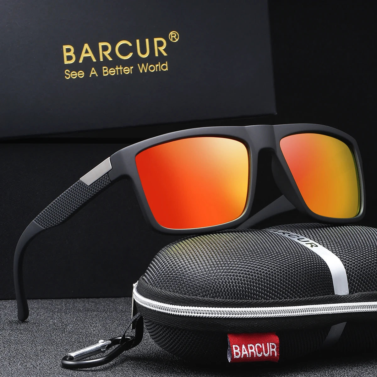 BARCUR Simple And Comfortable Business Style Sunglasses For Daily Travel, Uv Protection Brand Packaging