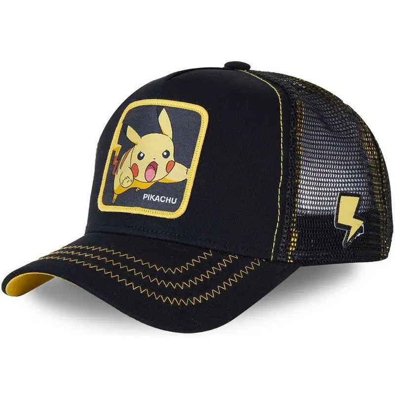 Pokemon Pikachu Gengar Psyduck Snorlax Baseball Cap Anime Figure High Quality Adjustable Cartoon Sports Hat Creative Gifts