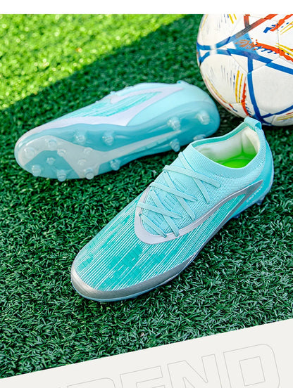 Nouveaux hommes chaussures de Football crampons de Sport adulte respirant antidérapant bottes de Football en plein air longues pointes formation garçons Match confortable