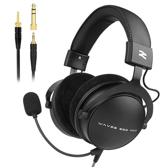TALOMEN W550X casque de Studio filaire stéréo professionnel DJ casque sur-oreille moniteur casque avec câble détachable cadeau