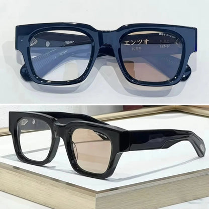 ENZO EPOXY 10th Anniversary Edition Large 51 Size Frame Red Turtle Shell Green Handcrafted Japanese Sunglasses