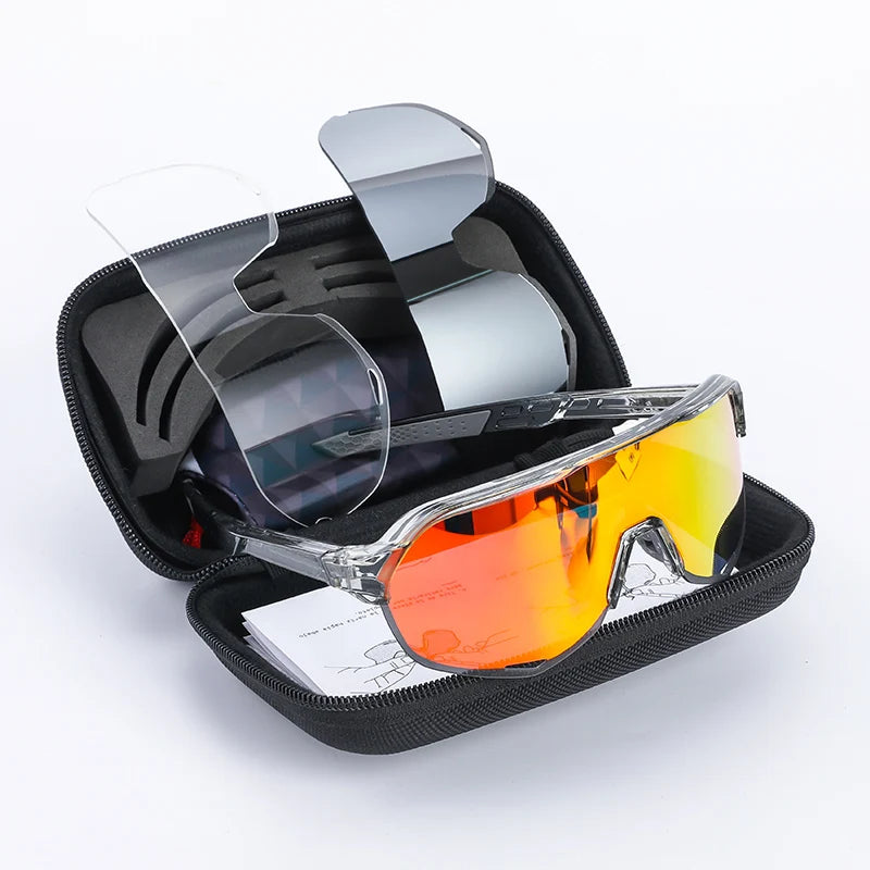 Peter Cycling Sunglasses S3 Outdoor Sports Glasses Men Women road Mountain Bicycle Glasses Riding Polarized Bike Eyewear Goggles