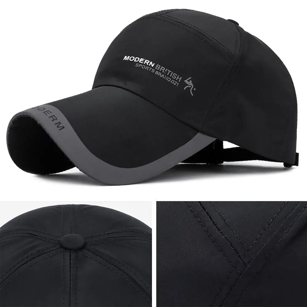 Quick Dry Sports Cap Baseball Cap Solid Color Sun Hat Outdoor Golf Fishing Hats Hat Casual Fashion For Men Women Adjustable