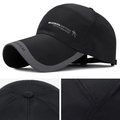 Quick Dry Sports Cap Baseball Cap Solid Color Sun Hat Outdoor Golf Fishing Hats Hat Casual Fashion For Men Women Adjustable