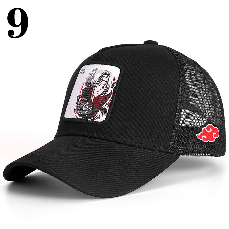 New Dragon Ball DRAGONBALL Mesh Cap Cartoon Mesh Cap Men And Women Baseball Cap Fashion Patch Trucker Cap