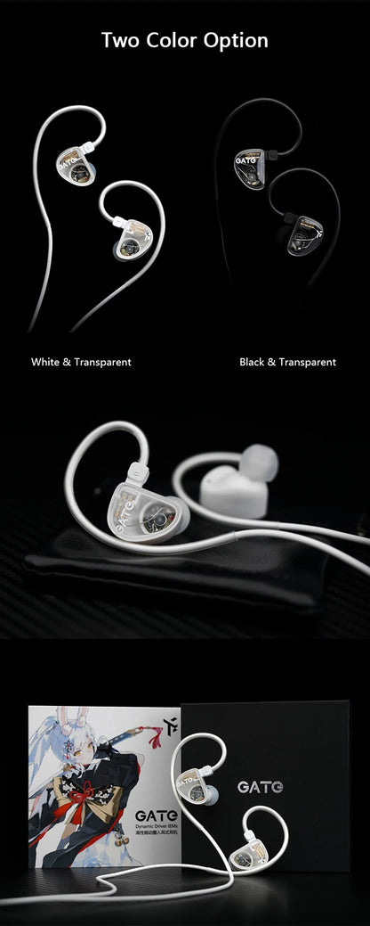 TRUTHEAR GATE Earphone Dynamic In-Ear Headphone with 0.78 2 pin Cable Gaming Earbuds