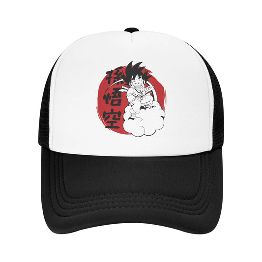 Son gohan D-Dragon Ball Z Trucker Hat Unisex Outdoor  Hats Trucker Worker Cap Trucker Cap Snapback Caps Mesh Baseball Caps