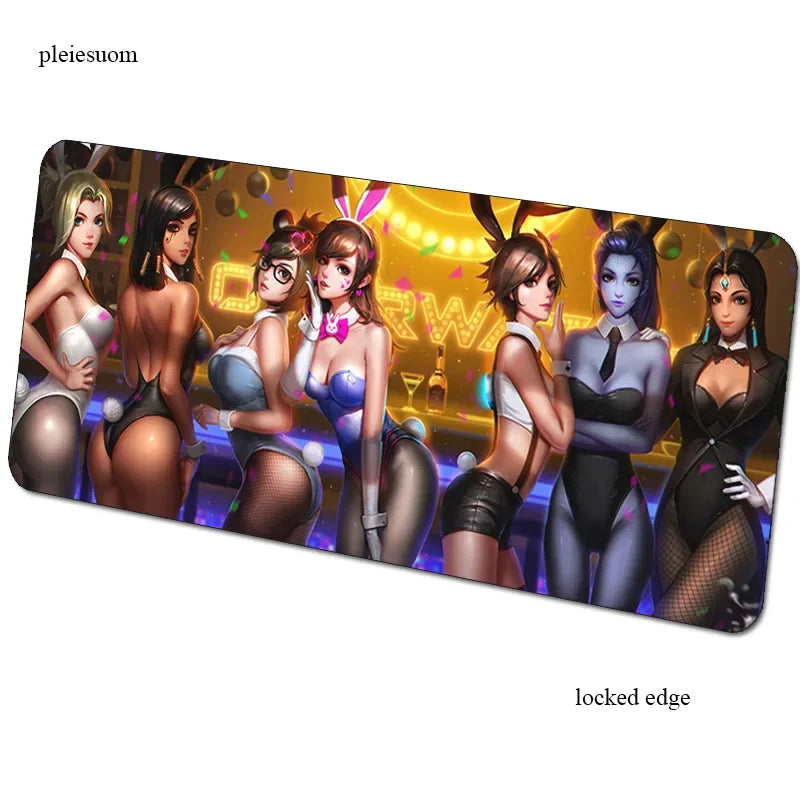 Herní podložka pod myš Overwatch s HD potiskem, 900x400x3mm, podložka na počítačový stůl pro hráče, cenově dostupná PC podložka pod myš pro notebook