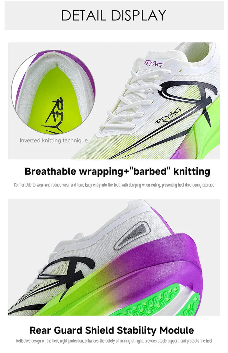 2025 New Full Palm Nylon Carbon Plate Running Shoes Double Layer Double Density Marathon Training Shoes Irunsvan&ACTBASE 25126