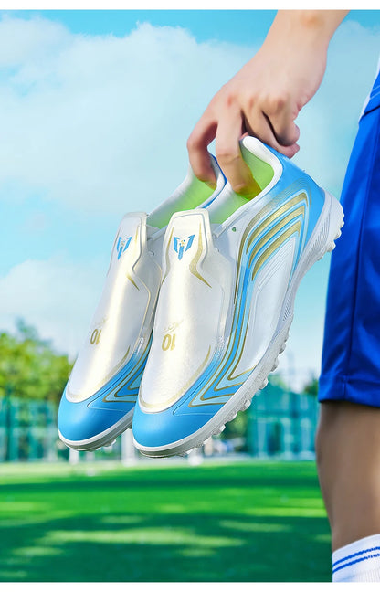 Nouvelles chaussures de football pour hommes, crampons pour femmes, modèle unisexe pour futsal, ultra-légères, TF/FG, chaussures de football professionnelles de haute qualité pour jeunes, baskets.