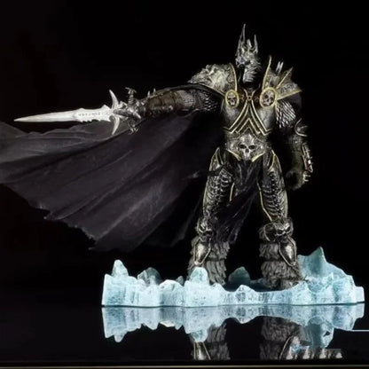 36 cm-es World of Warcraft játék-kiegészítők 7. Lich King Illidan Stormrage anime figura modell asztali dekoráció ajándékok játékok gyerekeknek