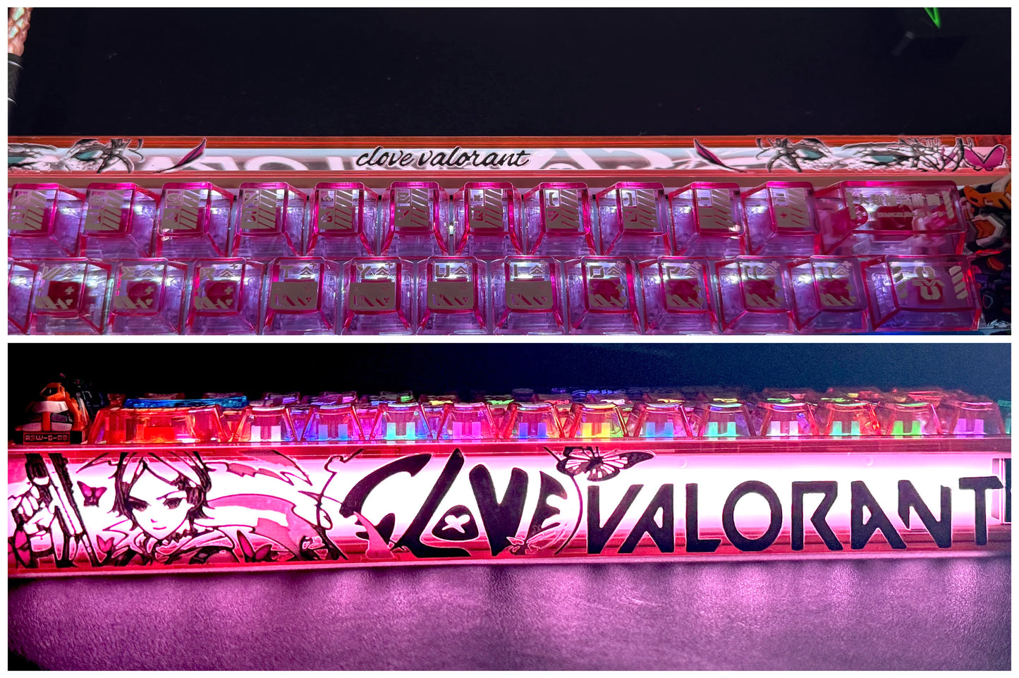 Nuevo AULA HERO 68HE/ULTRA Kits sticker: teclado gaming con interruptores magnéticos y accesorios para teclado mecánico personalizado con cable para e-sport