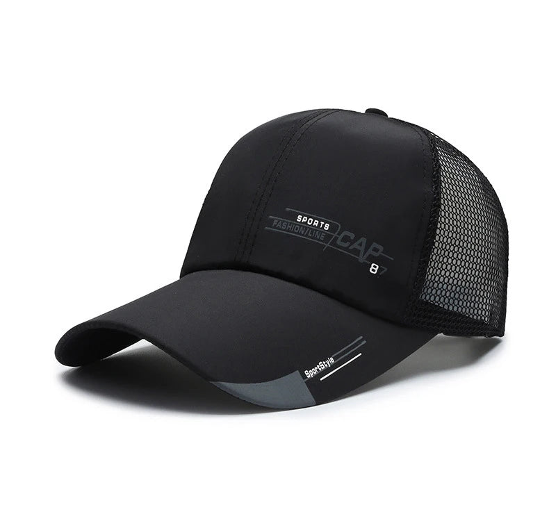 Sombrero de pescador de malla transpirable, informal, de secado rápido y de estilo coreano para hombre, ideal para el verano