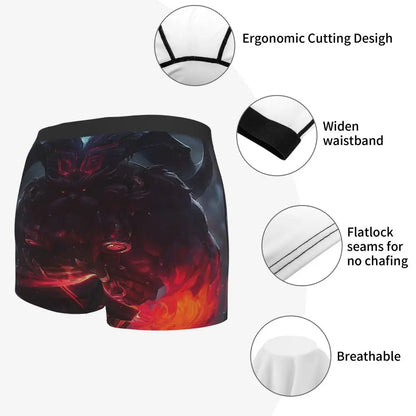 Ornn League of Legends LOL MOBA-Spiele Unterhosen Atmungsaktive Slips Herrenunterwäsche Sexy Shorts Boxershorts