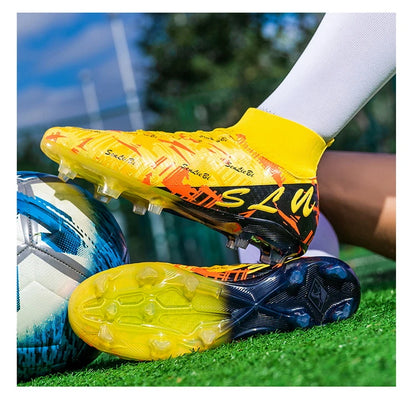 Chaussures de football professionnelles pour hommes, crampons de football FG ultralégers, baskets d'entraînement de football, chaussures de sport d'extérieur