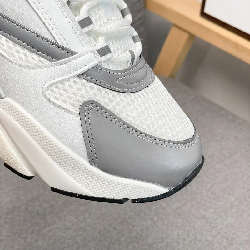 Chaussures décontractées pour hommes, sans logo, semelle épaisse, respirantes, baskets tendance, chaussures de marche confortables pour hommes, zapatillas hombre, chaussures de luxe pour hommes.