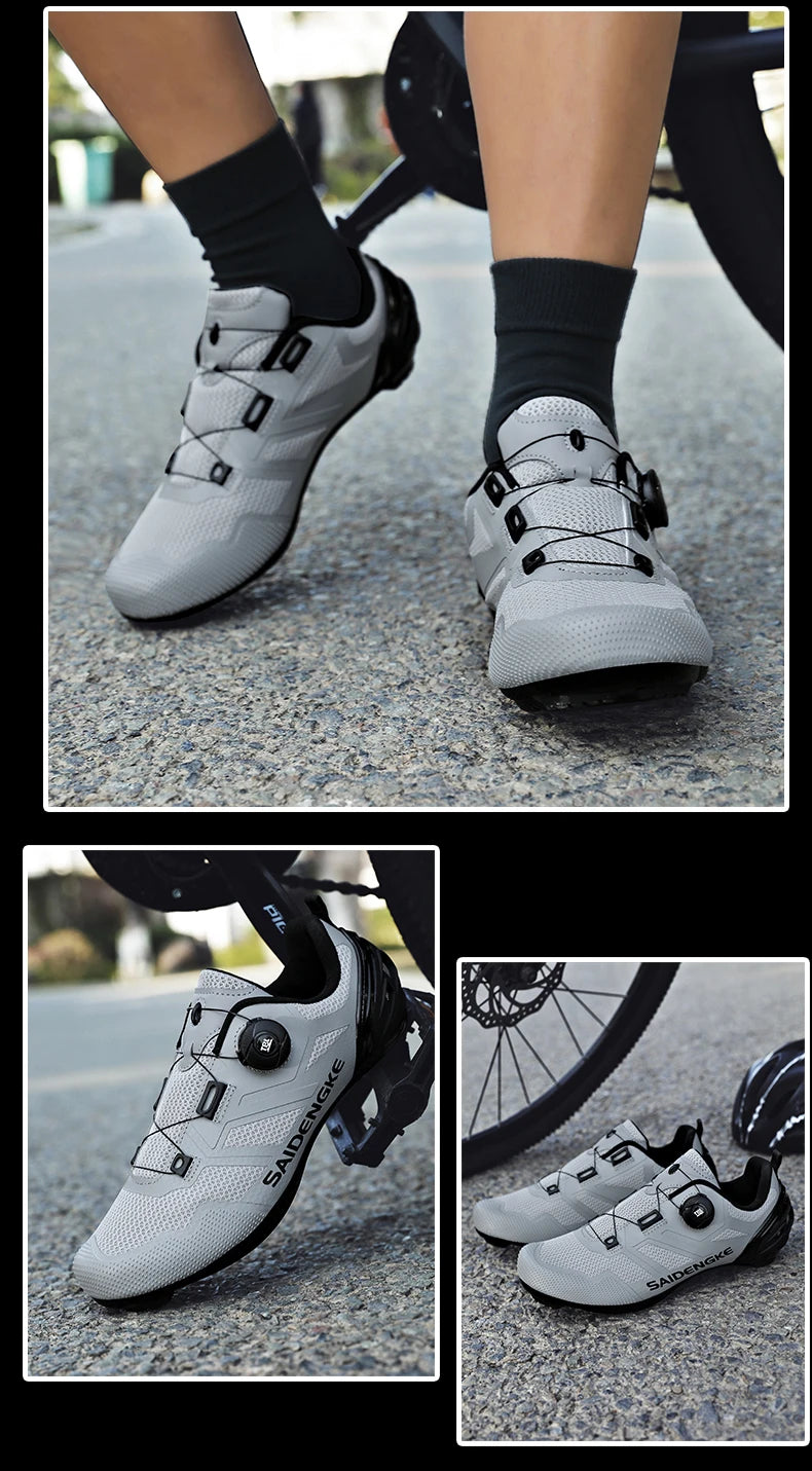 Unisex nieuwe fietsschoenen, professioneel, lichtgewicht, luxe, origineel, racefiets, rubber, MTB, racefiets, modieuze fiets, straat, sport