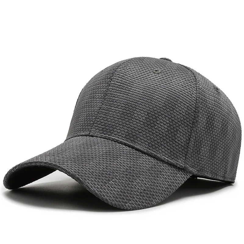 Stretch Herr Dam Åtsittande Stängd Elastisk Flexibel Flex Hiphop-kepsar Hattar Passform Visir NY Baseball Snapback Rutig Enfärgad Era
