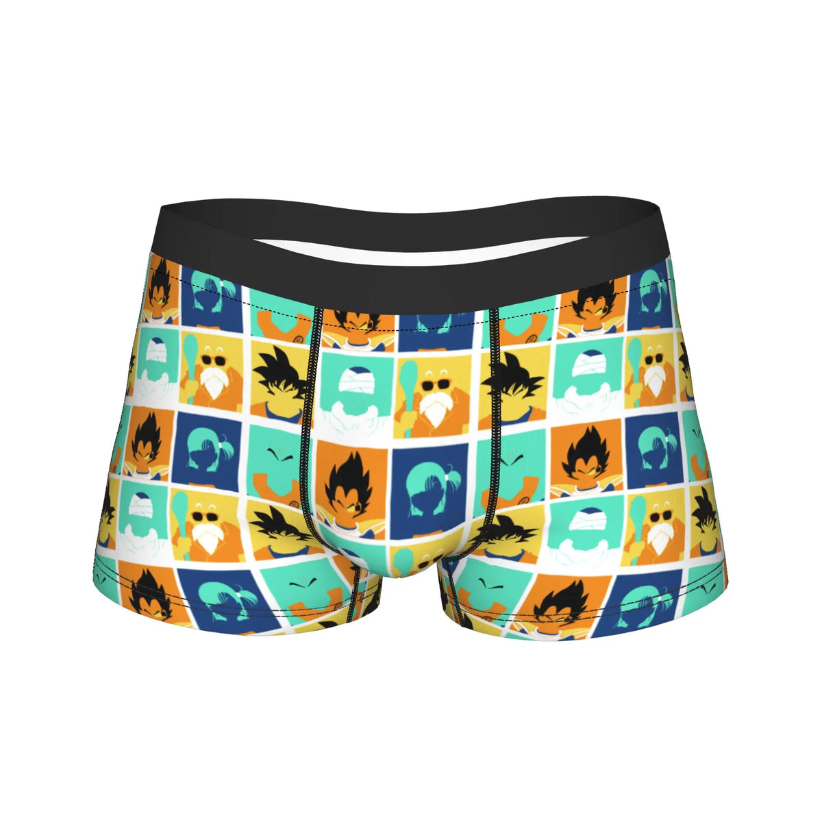 Men Dragon Ball Z Goku Vegeta DBZ Underwear  Funny Boxer Briefs Shorts Panties Homme Soft Underpants Plus Size