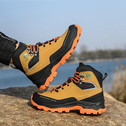 Chaussures de sécurité à embout en acier pour hommes, bottes de travail anti-perforation, chaussures de protection antidérapantes, chaussures de sport pour hommes