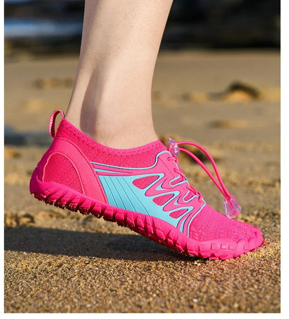 Unisex-vesikengät Nopeasti kuivuvat vesikengät Vedenpoistokengät Kahluukengät Rantaurheilu Uimakengät Jooga Paljain jaloin sukellus Surffaus Tennarit