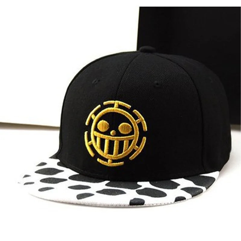 Anime ONE PIECE Hat Monkey D. Luffy Roronoa Zoro Cartoon Print Baseball Hat Adjustable Outdoor Casual Sunshade Four Seasons Hat