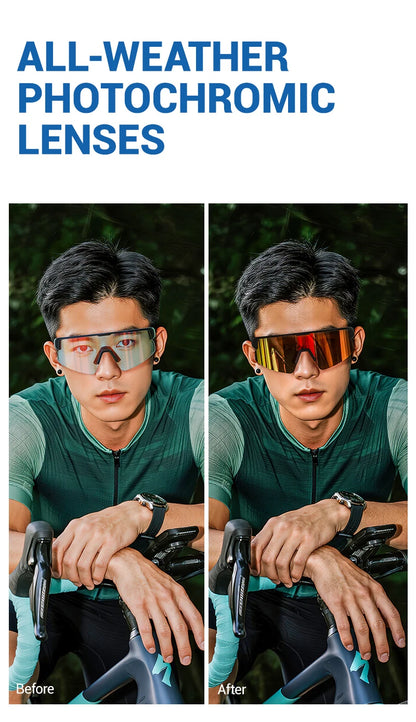 Kapvoe Bluetooth Sunglasses Smart Cycling Glasses Wireless UV400 Protection Goggles Telephone MP3 Sports Cycling Glasses Men