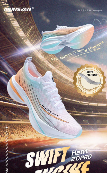 IRUNSVAN Rehuo 2.0PRO Full Length T800 Carbon Plate Running Shoes  Marathon  Professional Training, Men's  24098