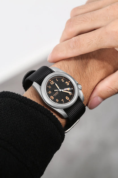 Boderry Field Watches Bronze Case Automatic Mechanical VOYAGER Watch Men's 100M Waterproof Clock Military Top Brand Wristwatch