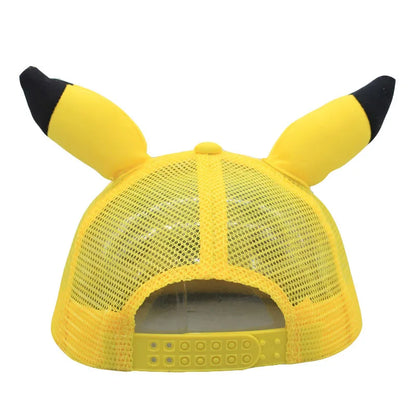 Pokemon Baseball Cap Pikachu Hat Pokemon Cosplay Hip Hop Cap for Girl Boy Children kids Anime Figures Toy Gift Cartoon Hat