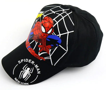 Cappellino da baseball Spider-Man per ragazzi e ragazze, cappelli da supereroe, cappello da sole, regalo di compleanno per bambini, accessori per cosplay, cappellini alla moda