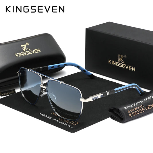 Genuine KINGSEVEN Brand Aluminum Polarized Sunglasses For Men Women UV400 High Quality Driving Eyewear