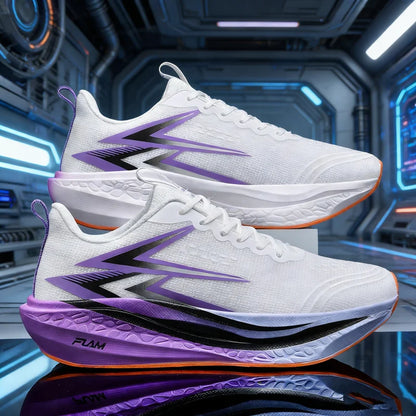 Running Shoes Carbon Board Speciality Marathon Men Sports Breathable Lightweight Women's Comfortable Athletic Nonskid Sneakers